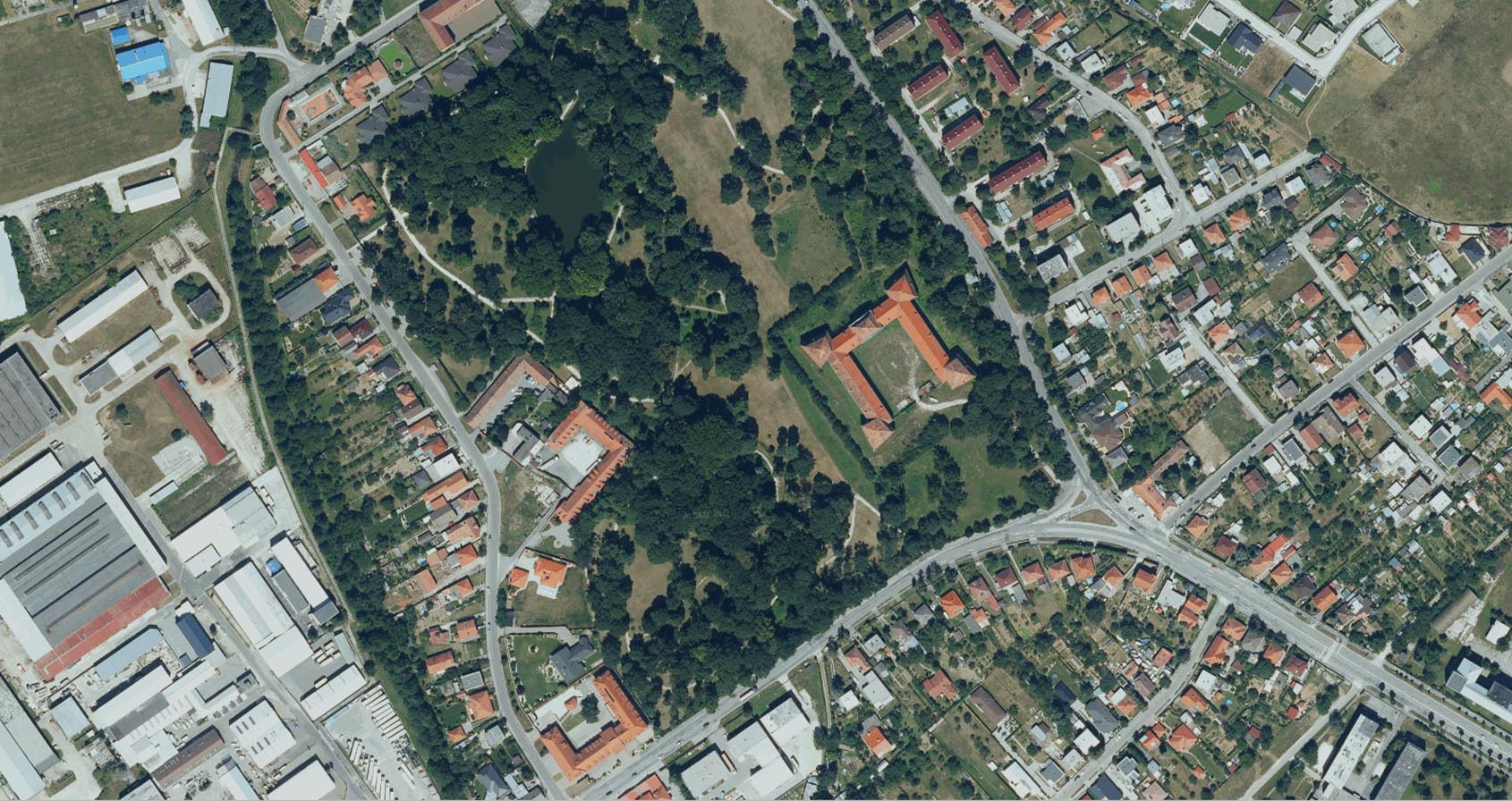 Orthophoto map